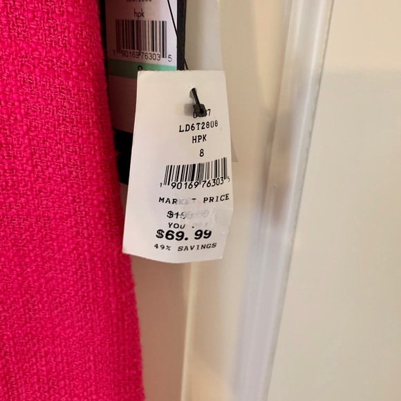 Bright pink formal dress. - Picture 3 of 3